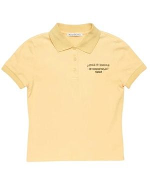 Acne Studios Polo Shirts - Amarillo