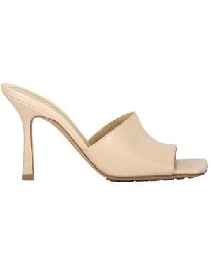 Bottega Veneta Heeled Mules - White