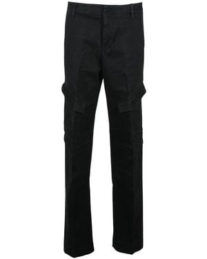 Dondup Straight Trousers - Nero
