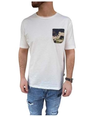 Gianni Lupo Taschen-T-Shirt Für Männer - Grau