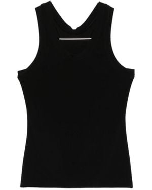Norma Kamali Sleeveless Tops - Zwart
