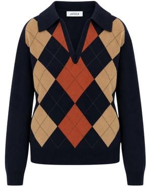 Jucca V-Neck Knitwear - Azul