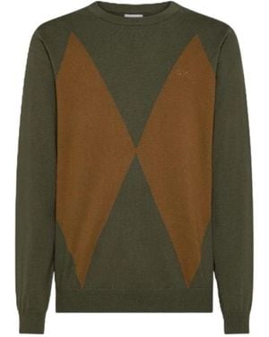 Sun 68 Round-Neck Knitwear - Verde
