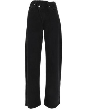 Agolde Rechte Jeans - Zwart