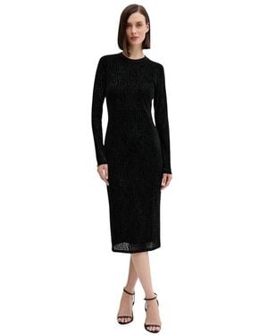 Joop! Midi Kleid - Schwarz