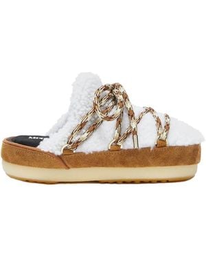 Moon Boot Mules - White
