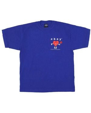Obey T-Shirts - Blue
