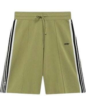 Autry Fitness ,Groen ,Viscose Knit Shorts