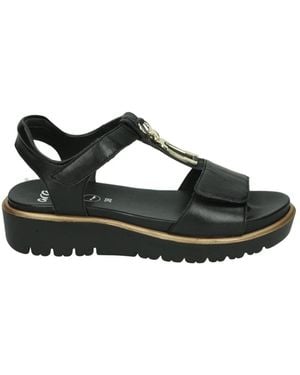 Ara Flat Sandals - Zwart