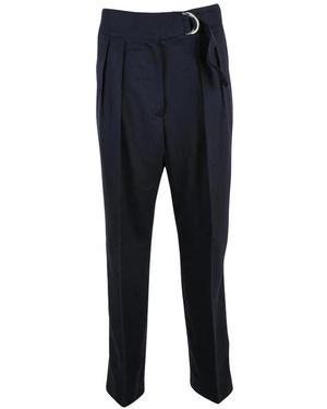 Barena Broeken ,Blauw ,Wol Tapered Broeken