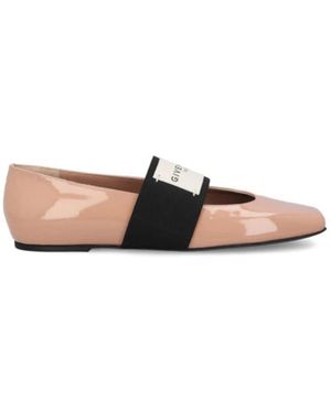 Givenchy Schoenen ,Roze ,Leer Sliced Square Ballerinas - Blauw