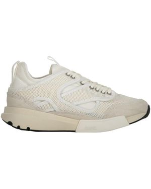 OAMC Mesh-sneaker mit wildlederdetails - Weiß