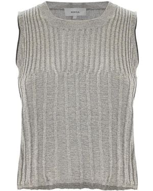 Kocca Sleeveless Tops - Grey