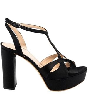 Lella Baldi High Heel Sandals - Black