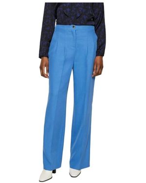 Naf Naf Straight Trousers - Blauw