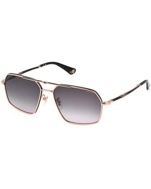 Police Spll86 Verfeinerte Piloten-Sonnenbrille - Mettallic