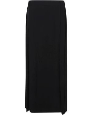 TOTEME Rokken ,Zwart ,Leer Pleated Wrap Skirt