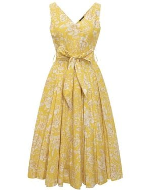 Lavi Midi Dresses - Yellow