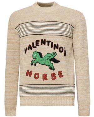 Valentino Garavani Round-Neck Knitwear - White