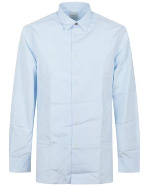 Paul Smith Overhemden ,Blauw ,Katoen Button Lange Mouwen Overhemd