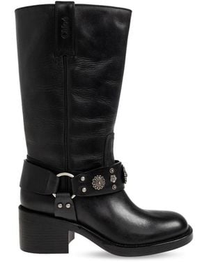 Chloé Cowboy Boots - Nero