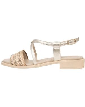 Nero Giardini Flat Sandals - Metallic