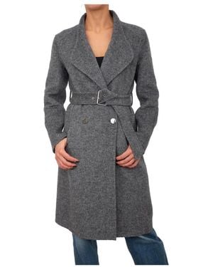 Liu Jo Double-Breasted Coats - Grey
