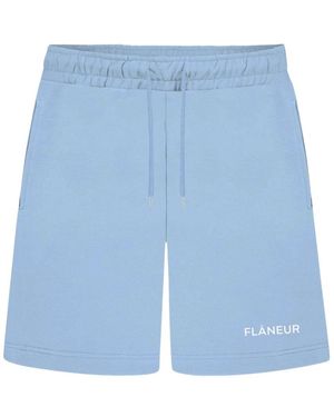 flâneur Casual Shorts - Blauw