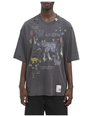 Maison Mihara Yasuhiro T-Shirts - Grey