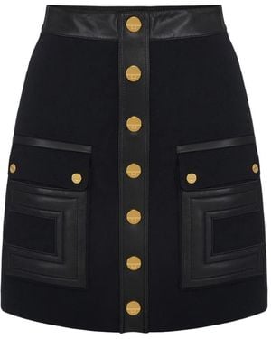 Elisabetta Franchi Short Skirts - Nero