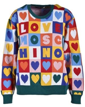 Love Moschino Pullover - Blau