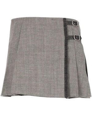 DURAZZI MILANO Short Skirts - Grey