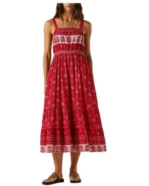 Pepe Jeans Midi Dresses - Rojo