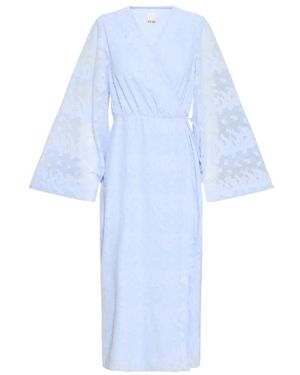 Ichi Wrap Dresses - Blue