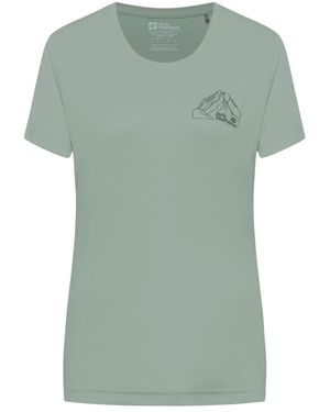 Jack Wolfskin Outdoor Tops - Verde