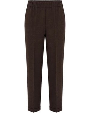Antonelli Slim-Fit Trousers - Brown