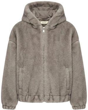 Kocca Jassen ,Grijs ,Polyester Katharina Kunstbont Jas