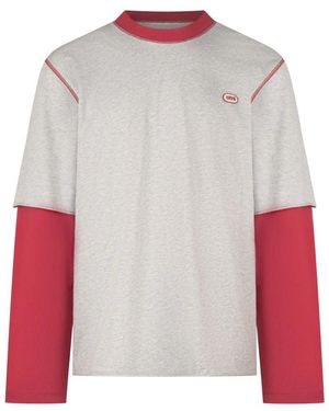 Ami Paris Tops ,Veelkleurig ,Long Sleeve Tops - Grijs