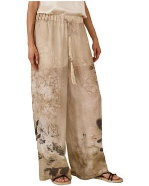 Souvenir Clubbing Wide Trousers - Natural