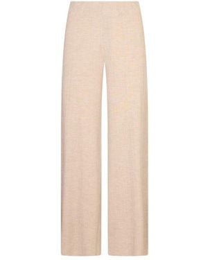 Agnona Wide Trousers - Neutro