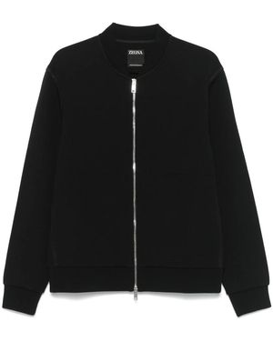 ZEGNA Zip-Throughs - Nero