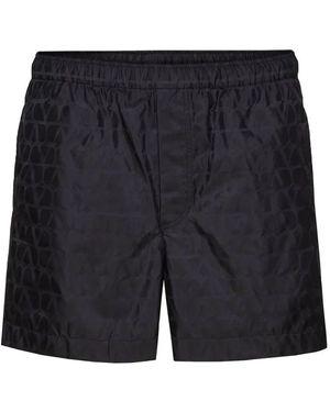 Valentino Blaue Mesh-Badehose Aw24