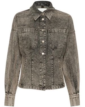 Gestuz Denim Jackets - Green