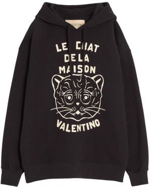 Valentino Hoodies - Black