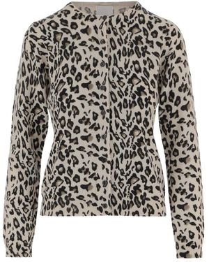 Allude Round-Neck Knitwear - Negro