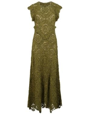 Ulla Johnson Kleedjes ,Groen ,Katoen Annalisa Dress