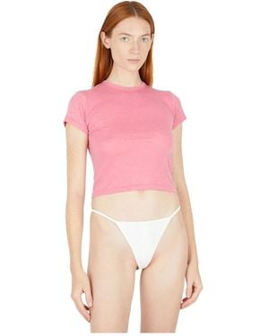 Guess Logo Plaque Thong - Roze