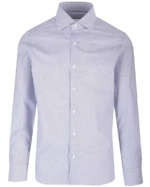 Barba Napoli Formal Shirts - Purple