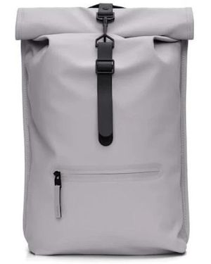 Rains Rolltop Rucksack - Grau