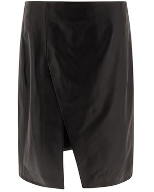 Loulou de Saison Leather Skirts - Black